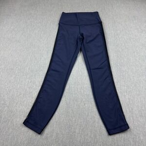 Lululemon Leggings Womens 4 Blue High Times‎ Wing Mesh Side Stretch Yoga Pants